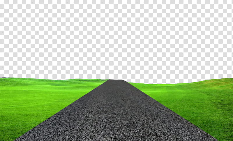 GROUND AND ROAD TRANSPRENT, road between green fields illustration transparent background PNG clipart