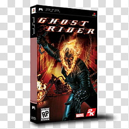 PSP Games Boxed  , Ghost Rider transparent background PNG clipart