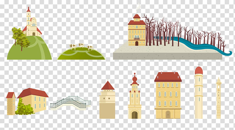 Castle, Landmark, Architecture, Mosque, Facade, Tower, Building transparent background PNG clipart