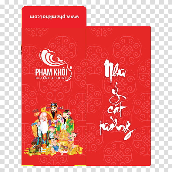 New Year Red, Red Envelope, Lunar New Year, Newspaper, Goat, Pham Khoi Design Print, Printing, Vietnamese Language transparent background PNG clipart