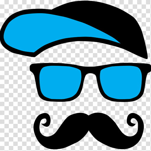nerd glasses with mustache clip art