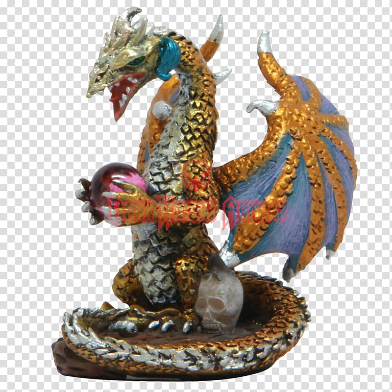 Dragon Fire, Figurine, Statue, Sculpture, Color, Bronze Sculpture, Collectable, Polyresin transparent background PNG clipart