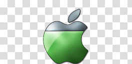 mac ish iphone theme, green and gray Apple logo transparent background PNG clipart