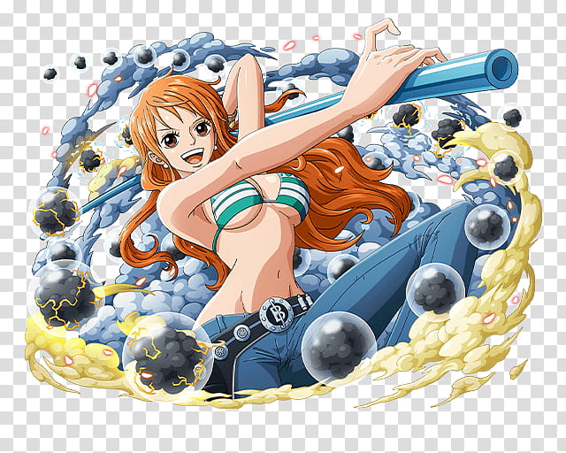 NAMI, anime character illustration transparent background PNG clipart