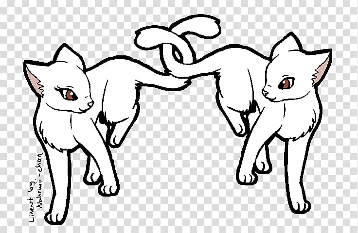 Free Cat Couple Base new Version, animated white coated cats transparent background PNG clipart