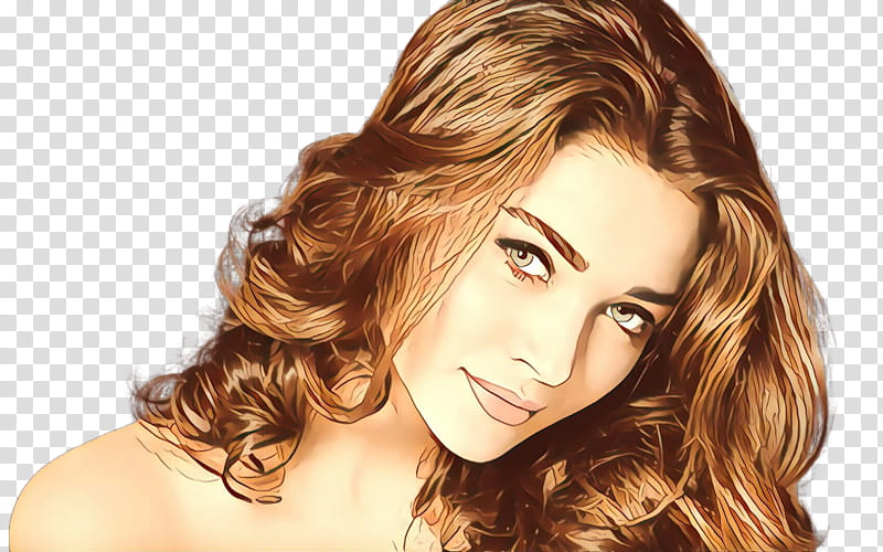 hair face hairstyle eyebrow skin, Cartoon, Chin, Blond, Hair Coloring, Beauty, Brown Hair transparent background PNG clipart