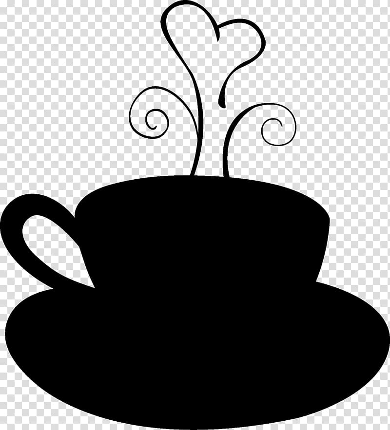 Flower Line Art, Coffee Cup, Black M, Drinkware, Tableware, Teacup, Serveware, Blackandwhite transparent background PNG clipart