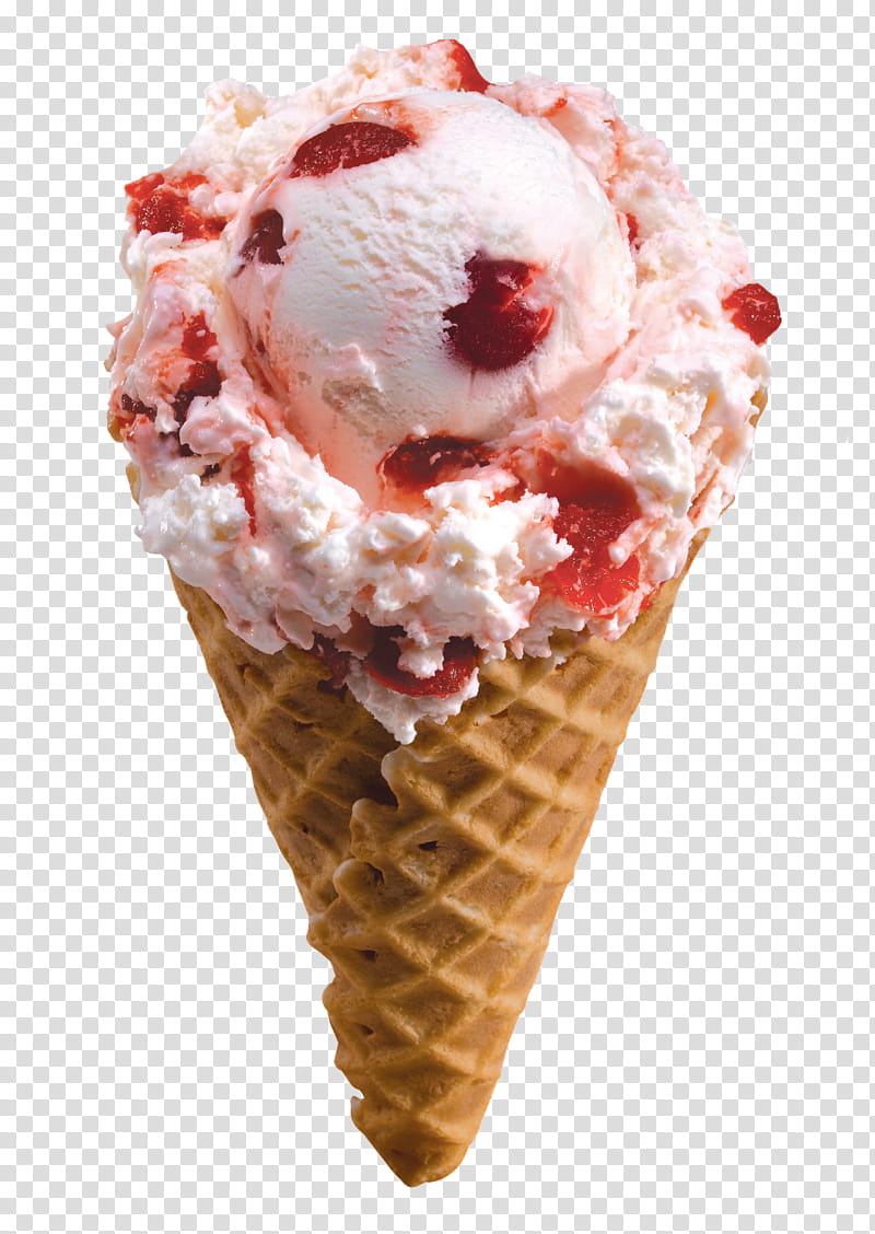 strawberry ice cream transparent background PNG clipart