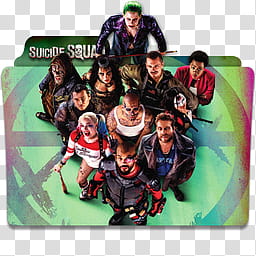 Suicide Squad  Folder Icon Mega Pack, Suicide Scuad v x transparent background PNG clipart