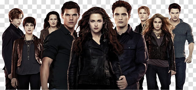 Twilight movie cast transparent background PNG clipart