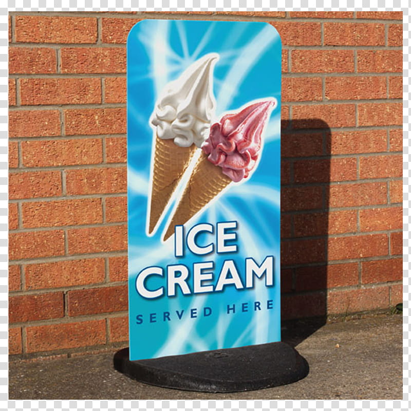 Ice Cream Cone, Banner, Advertising, Poster, Printing, Outofhome Advertising, Sign, Signage transparent background PNG clipart