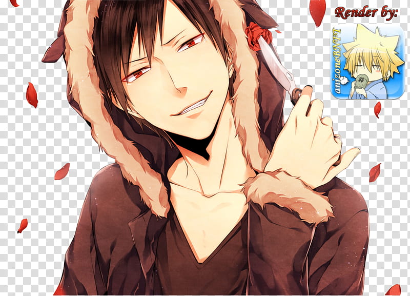 Orihara Izaya Render Durarara, Orihara Izaya character transparent background PNG clipart