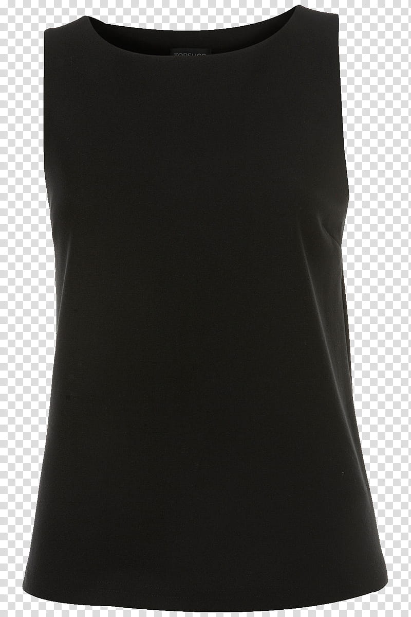 Shirts , women's black sleeveless dress transparent background PNG clipart