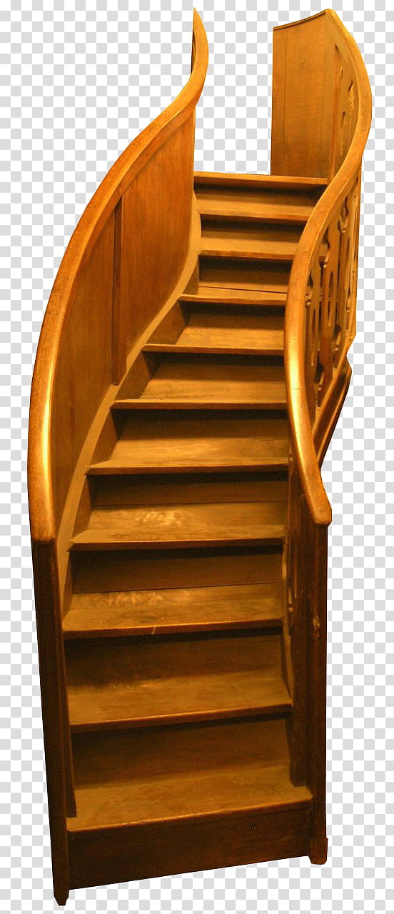 One Step Away, brown wooden staircases transparent background PNG clipart