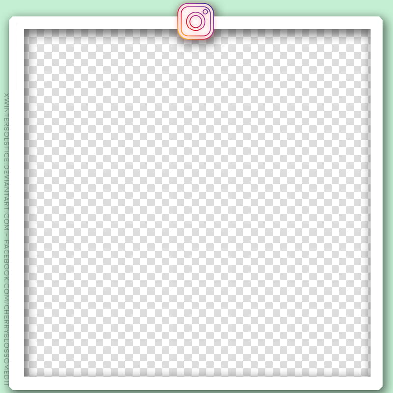 Instagram Instastories Template in, white and green frame illustration transparent background PNG clipart