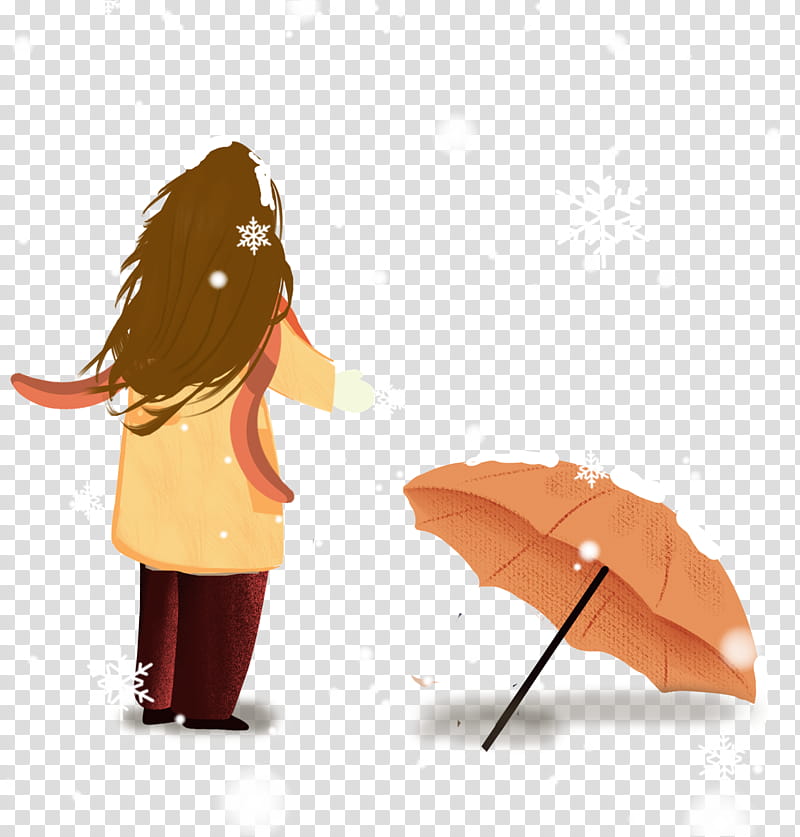 Winter Girl, Drawing, Snow, Umbrella, Winter
, Leaf, Child, Toddler transparent background PNG clipart