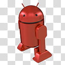 Android D Icons And Blender D Model Set , Android-DIconRed- transparent background PNG clipart