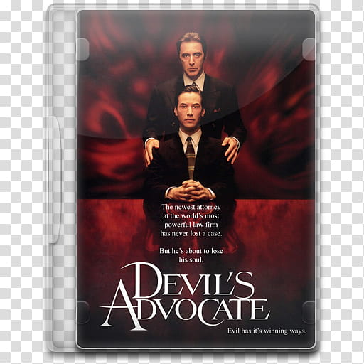Movie Icon , The Devil's Advocate, Devil's Advocate movie case transparent background PNG clipart