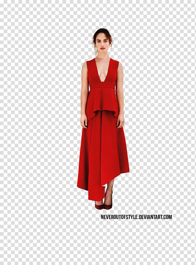 Lily James , set_ transparent background PNG clipart