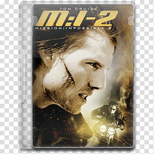 Movie Icon Mega , Mission Impossible II, M:I- movie cover transparent background PNG clipart