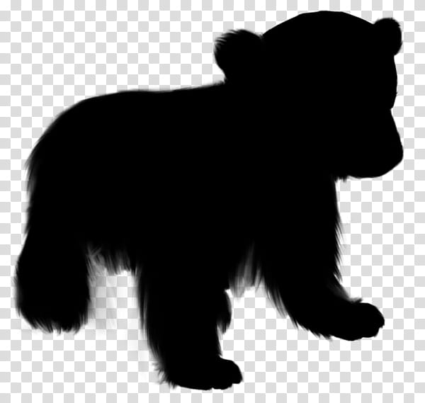 Bear, Dog, Fur, Snout, Silhouette, Animal, Black M, Animal Figure transparent background PNG clipart