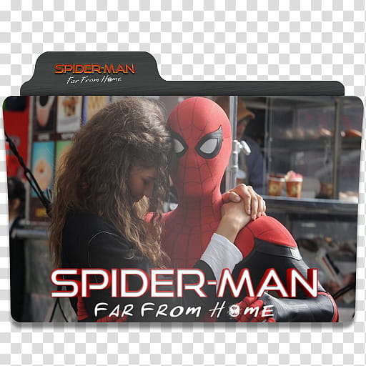 Spider Man Far From Home  Folder Icon, Spider-Man FFH  transparent background PNG clipart
