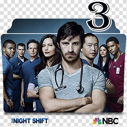 The Night Shift series and season folder icons, The Night Shift S ( transparent background PNG clipart