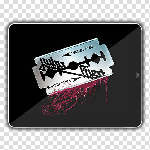 Music Icon , Judas Priest British Steel th Anniversary iPad_Landscape_x transparent background PNG clipart