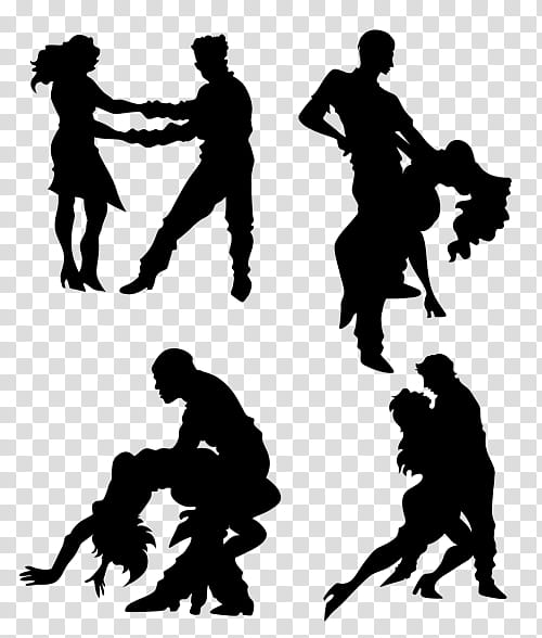 Modern, Dance, Ballroom Dance, Silhouette, Partner Dance, Modern Dance, Country Dance, Swing transparent background PNG clipart