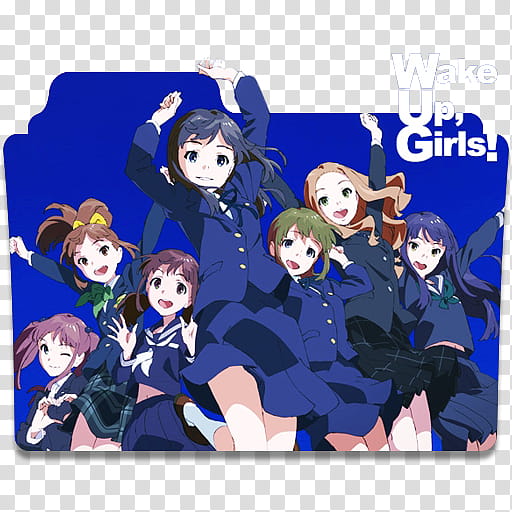 Anime Icon Pack , Wake Up, Girls! v transparent background PNG clipart