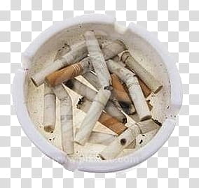 AESTHETIC GRUNGE, cigarette butts in ashtray transparent background PNG clipart