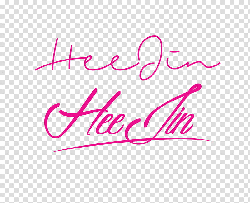 LOONA HeeJin Logo transparent background PNG clipart