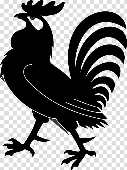Chicken Logo, Rooster, Silhouette, Drawing, Bird, Beak, Black And White
, Fowl transparent background PNG clipart
