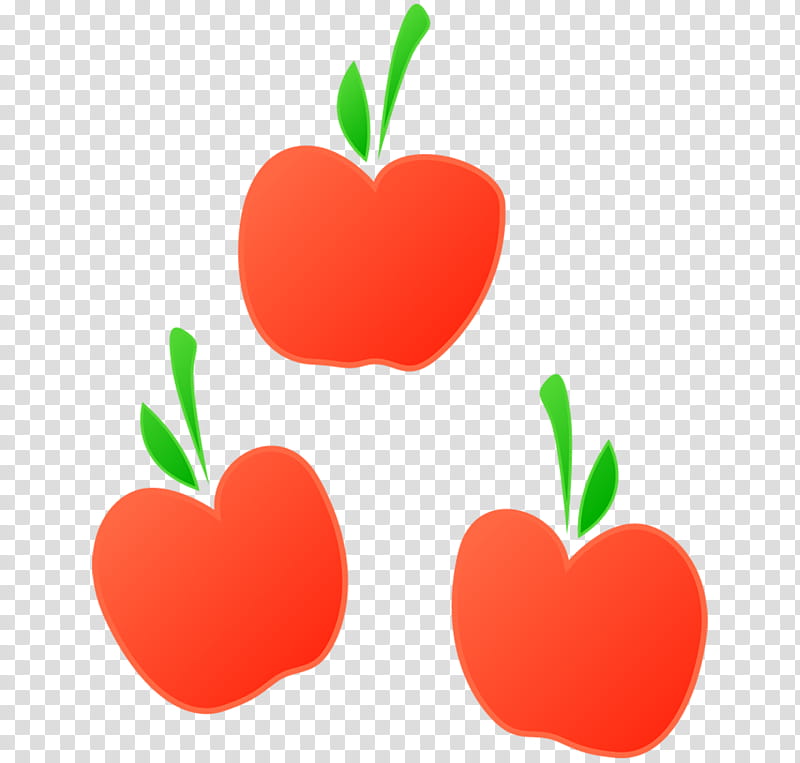 Cutiemarks  , three red tomatoes art transparent background PNG clipart