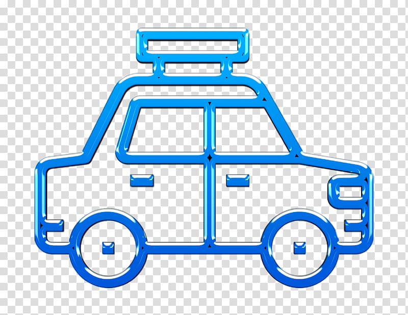 Car icon Taxi icon, Vehicle, Line, Model Car, Police Car, Toy Vehicle, Coloring Book transparent background PNG clipart