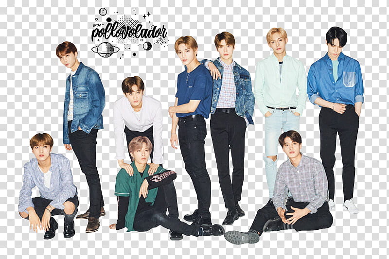 NCT  Men No No No, men wearing assorted color apparels transparent background PNG clipart