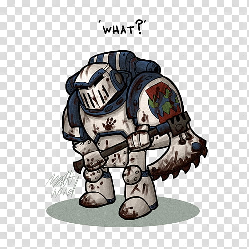 k: World Eater, white and blue robot with ax illustration transparent background PNG clipart