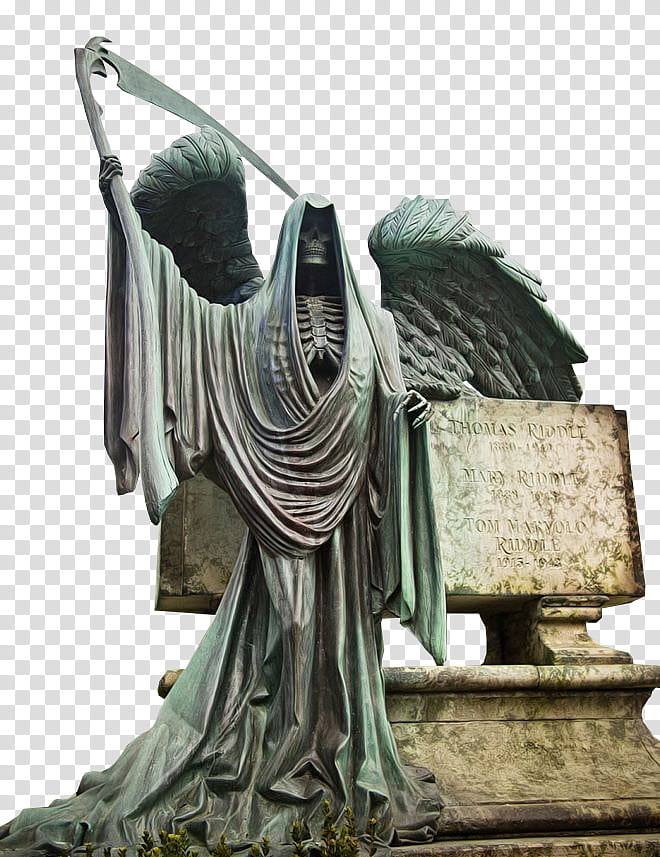 HARRY POTTER  Watchers, grim reaper statue transparent background PNG clipart