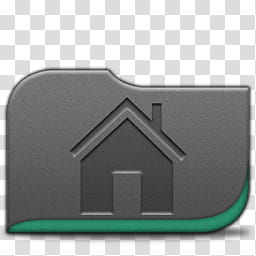 Leaf Folder Icons, Leaf_Folder_Icons\Green\\folder-home transparent background PNG clipart