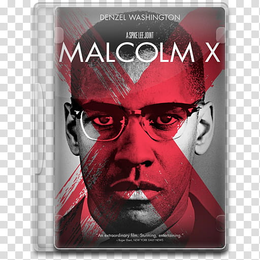 Movie Icon , Malcolm X transparent background PNG clipart