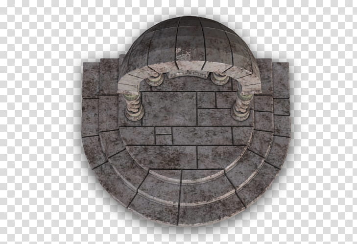 RPG Map Elements , gray concrete arch transparent background PNG clipart