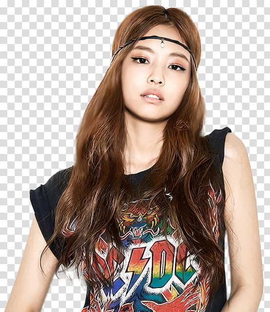 BLACKPINK PRE DEBUT, woman wearing black and red shirt transparent background PNG clipart
