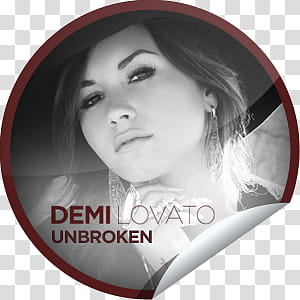 Demi Lovato Unbroken Sticker transparent background PNG clipart