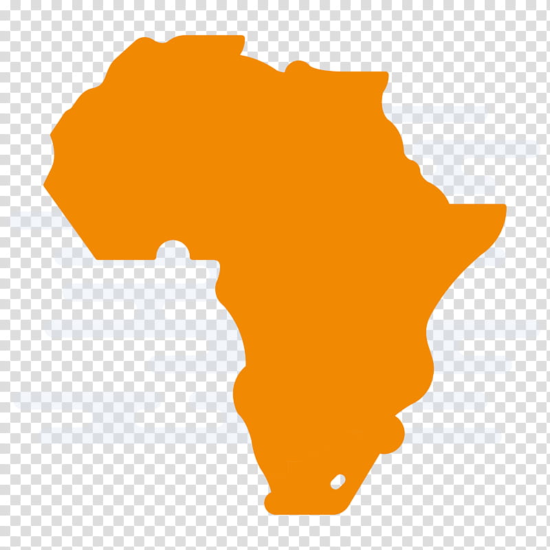 Map, Africa, Blank Map, Road Map, Orange transparent background PNG clipart