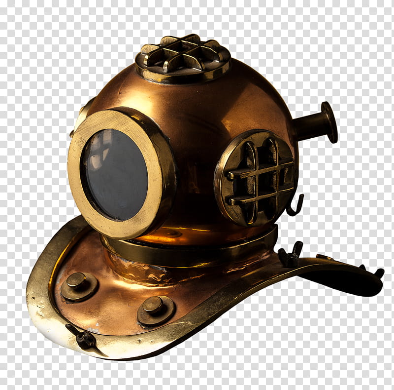 Metal, Underwater Diving, Diving Helmet, Diving Bell, Scuba Diving, Freediving, Scuba Set, Atmospheric Diving Suit transparent background PNG clipart