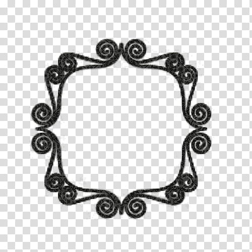 Regalo Por mil Fans, black metal frame transparent background PNG clipart