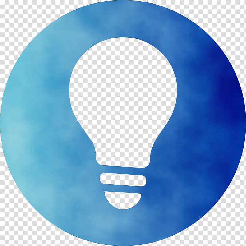 Light Bulb, Watercolor, Paint, Wet Ink, Lighting, Sky, Meter, Blue transparent background PNG clipart