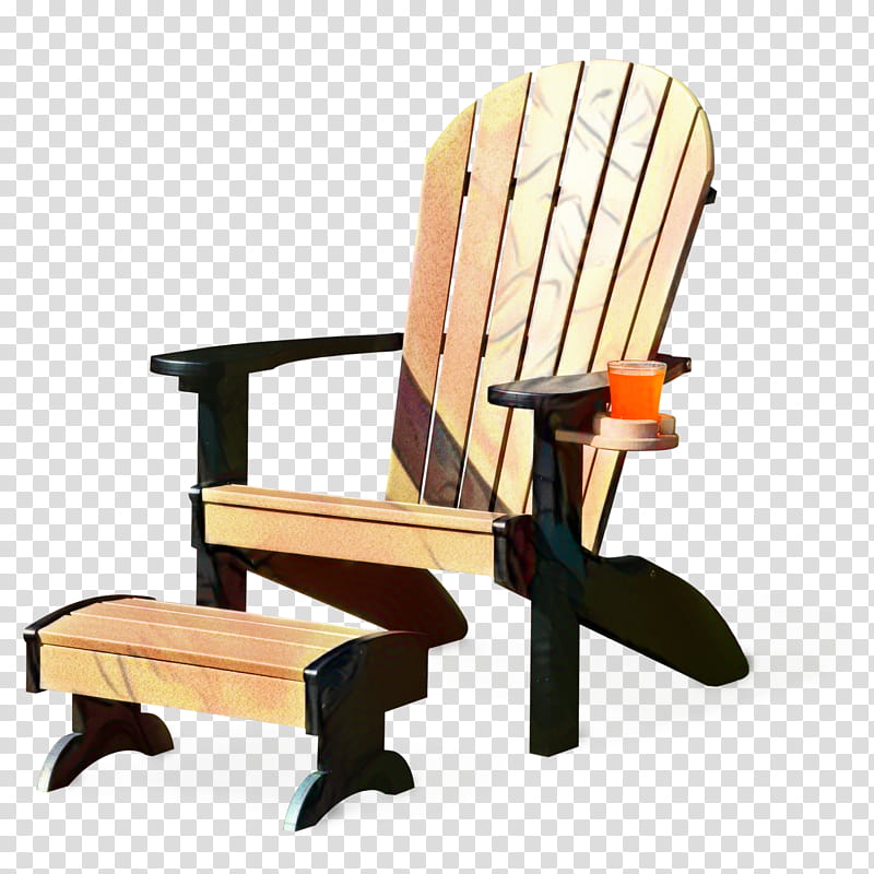 Wood Table, Chair, Adirondack Chair, Garden Furniture, Backyard, Comfort, Relaxation, Woodworking transparent background PNG clipart