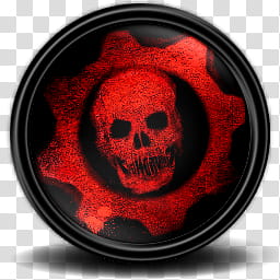 Game  Black, red skull illustration transparent background PNG clipart