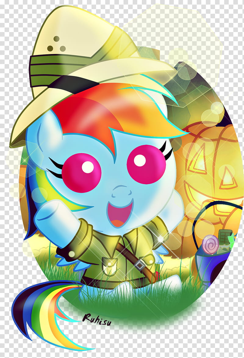 Halloween Dashie , blue My Little Pony character transparent background PNG clipart